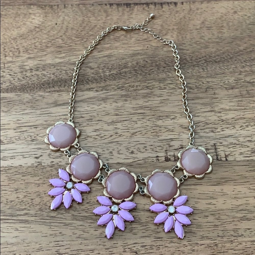 BOGO FREE—lavender statement necklace